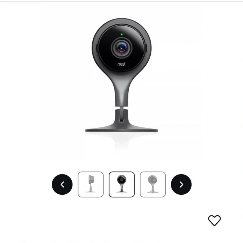 Google NEST Black Security Camera